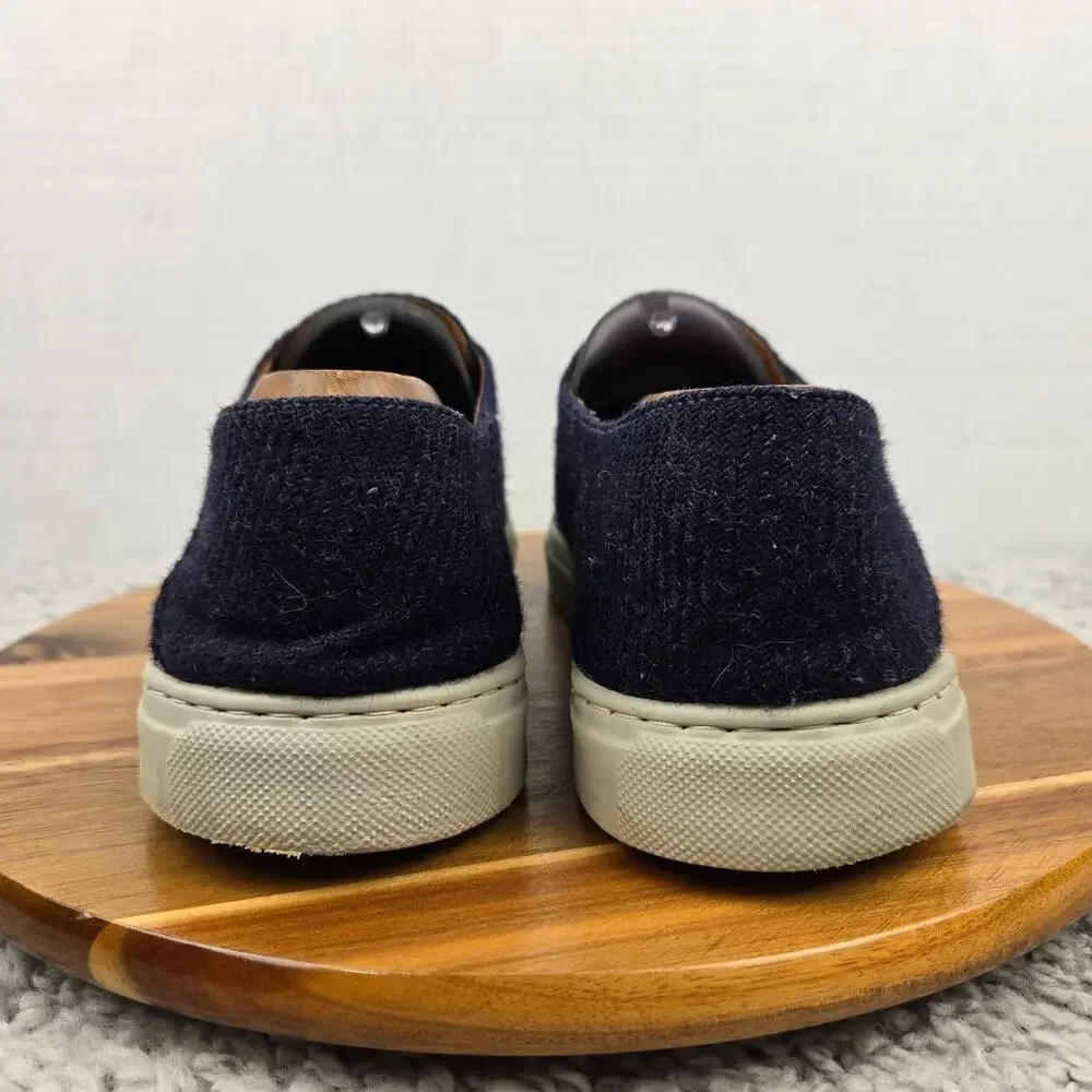 Peter Millar Mens 11 Mountainside Shetland Navy Wool Casual Lifestyle Slip On